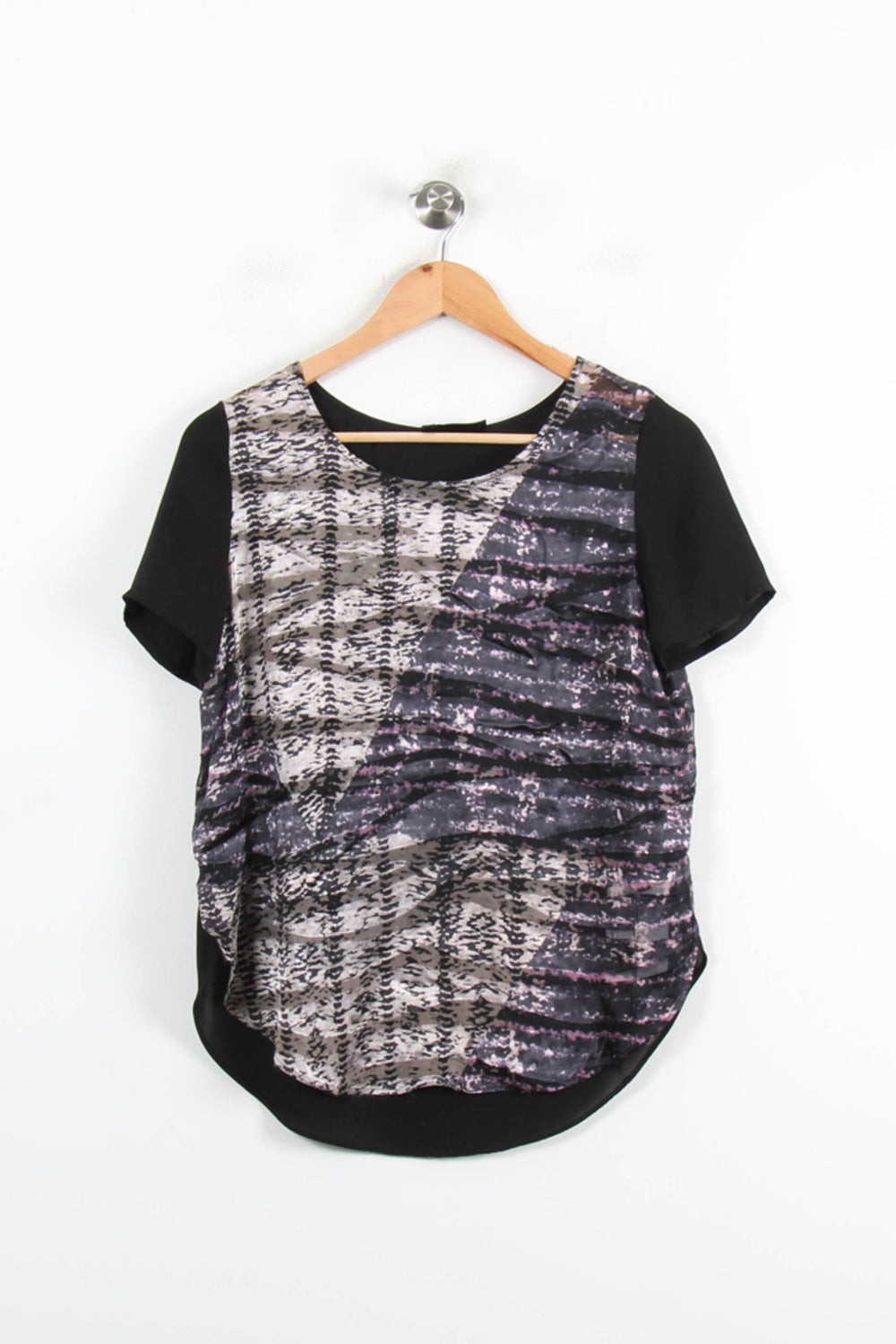 Tee-shirt Noir et Gris - Taille S/36 de la marque The Kooples | PARAD76983 - Vendu par Paradigme - Image 2