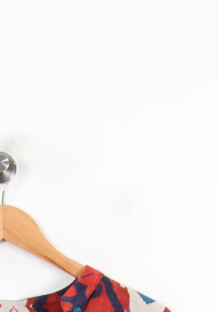 Blouse Rouge et Bleu - Taille L/40 de la marque La Fée Maraboutée | PARAD76992 - Vendu par Paradigme - Image 3