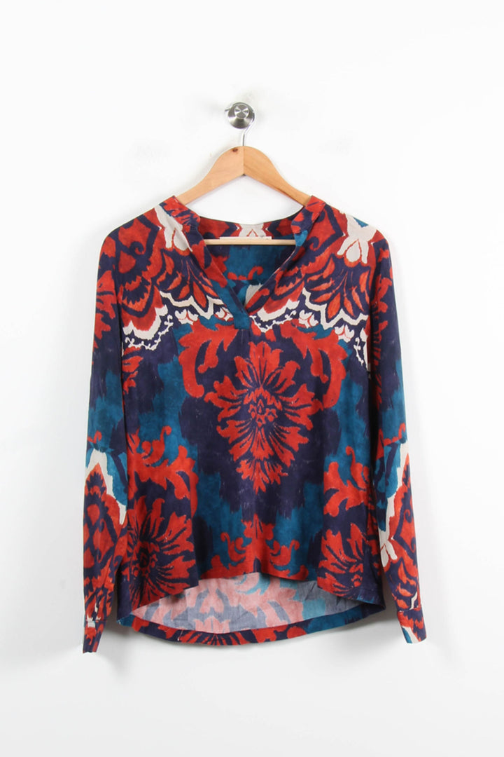 Blouse Rouge et Bleu - Taille L/40 de la marque La Fée Maraboutée | PARAD76992 - Vendu par Paradigme - Image 2