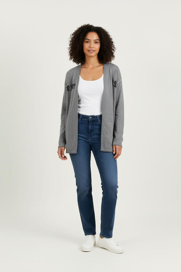Cardigan Gris - Taille M/38 de la marque IKKS | PARAD76993 - Vendu par Paradigme - Image 1
