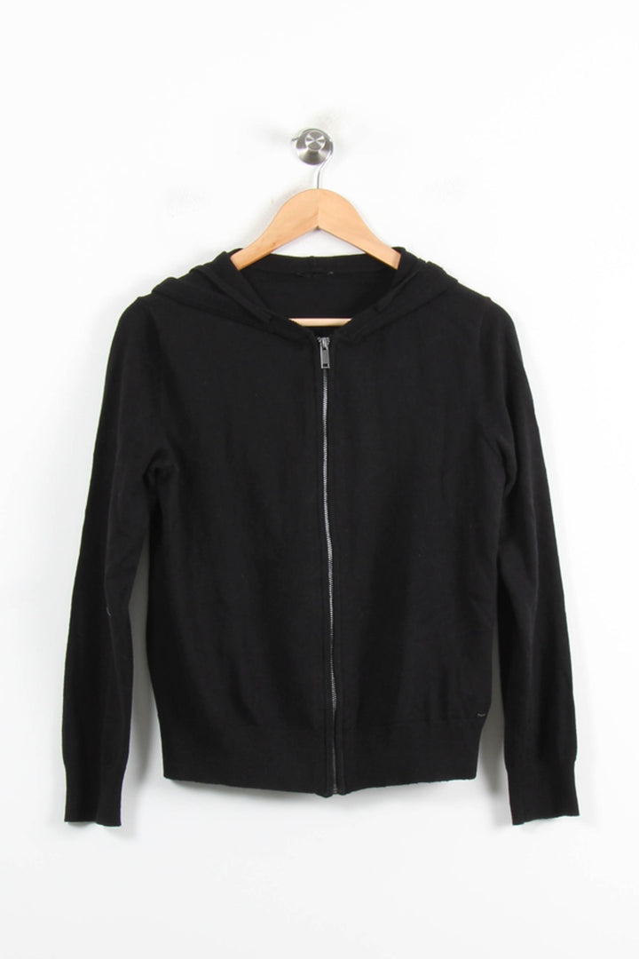 Gilet à Capuche Noir - Taille M/38 de la marque IKKS | PARAD76996 - Vendu par Paradigme - Image 2