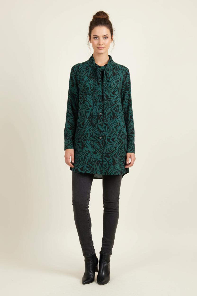 Jupe Verte et Noire - Taille XL/42 de la marque La Fée Maraboutée | PARAD77003 - Vendu par Paradigme - Image 1