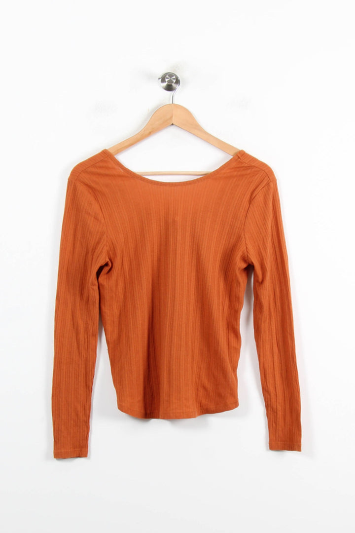 Tee-shirt Manches Longues Orange - Taille S/36 de la marque Karl Marc John | PARAD77008 - Vendu par Paradigme - Image 4
