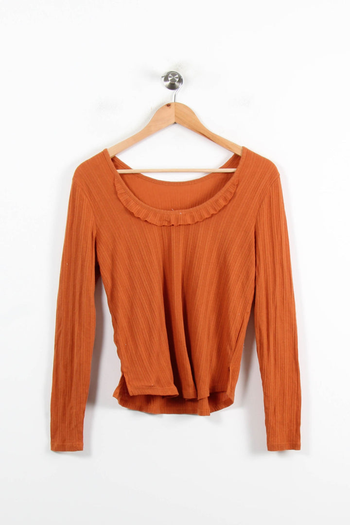 Tee-shirt Manches Longues Orange - Taille S/36 de la marque Karl Marc John | PARAD77008 - Vendu par Paradigme - Image 2