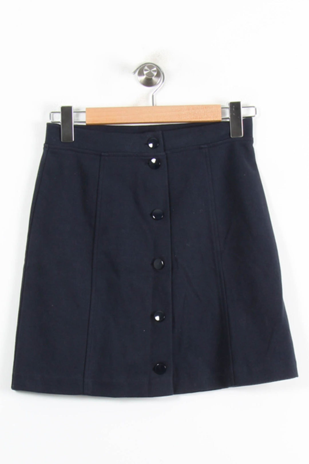 Jupe Boutonnée Bleue - Taille S/36 de la marque Des petits hauts | PARAD77009 - Vendu par Paradigme - Image 2