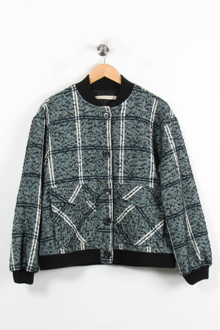 Veste Bleue et Blanche - Taille L/40 de la marque La Fée Maraboutée | PARAD77013 - Vendu par Paradigme - Image 2