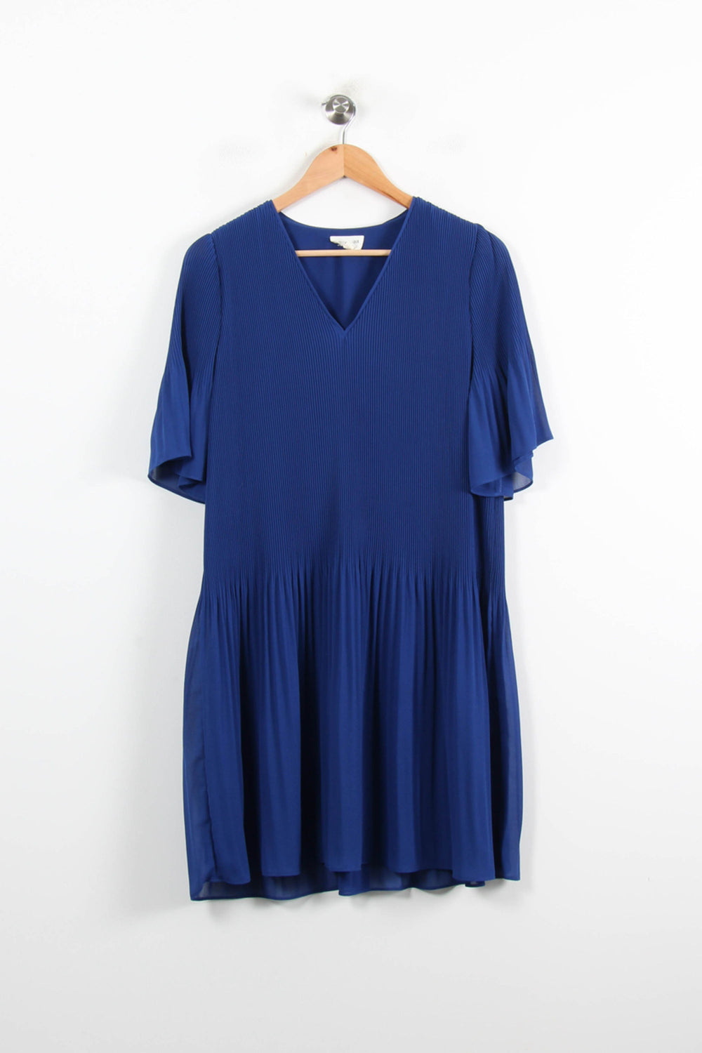 Robe Plissée Bleue - Taille M/38 de la marque Maison 123 | PARAD77020 - Vendu par Paradigme - Image 2