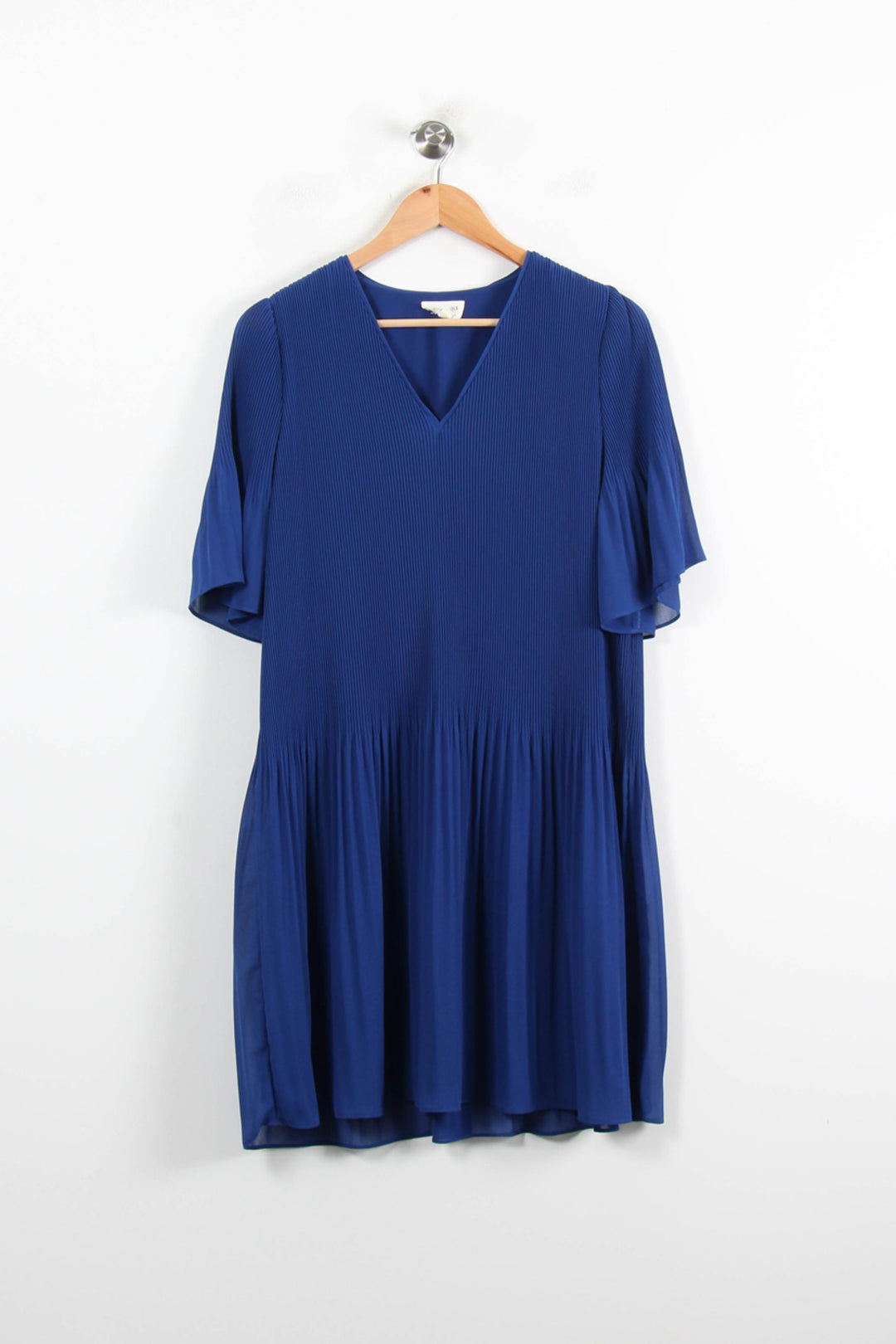 Robe Plissée Bleue - Taille M/38 de la marque Maison 123 | PARAD77020 - Vendu par Paradigme - Image 2