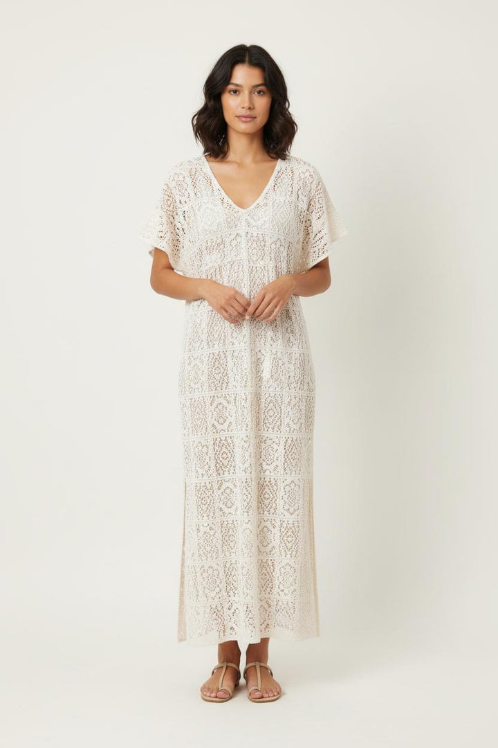 Robe Longue Blanche - Taille M/38 de la marque Maison 123 | PARAD77021 - Vendu par Paradigme - Image 1