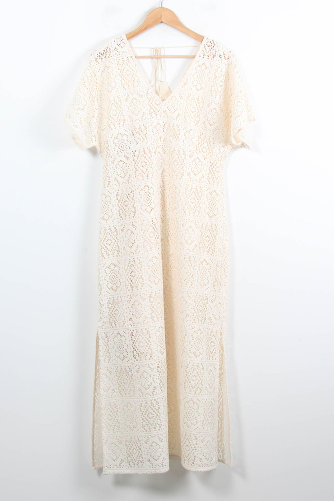 Robe Longue Blanche - Taille M/38 de la marque Maison 123 | PARAD77021 - Vendu par Paradigme - Image 2