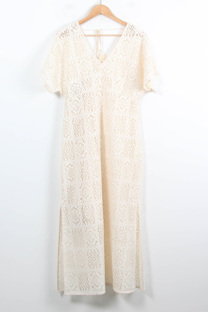 Robe Longue Blanche - Taille M/38 de la marque Maison 123 | PARAD77021 - Vendu par Paradigme - Image 2