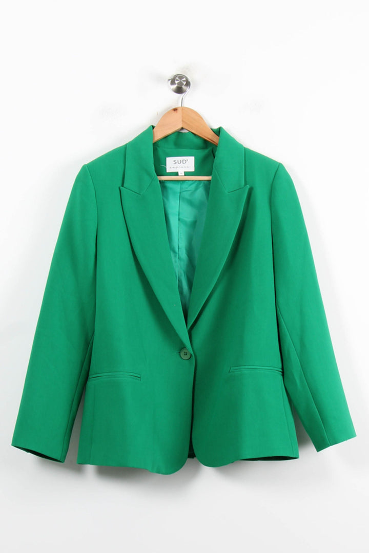 Blazer Vert - Taille M/38 de la marque Sud express | PARAD77023 - Vendu par Paradigme - Image 2