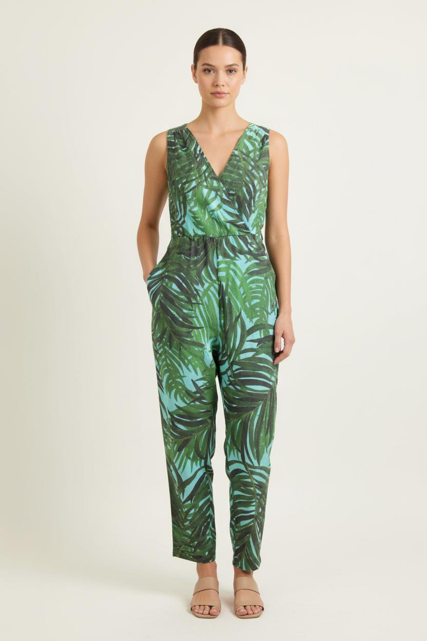 Combinaison Verte et Bleue - Taille S/36 de la marque La Fée Maraboutée | PARAD77026 - Vendu par Paradigme - Image 1