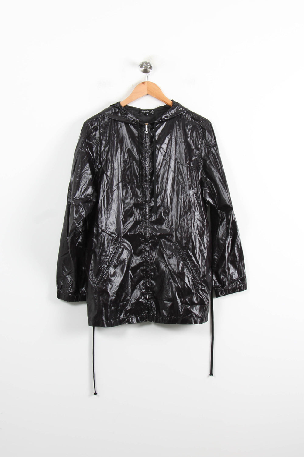 Coupe-Vent Noir - Taille S/36 de la marque Agnès b. | PARAD77029 - Vendu par Paradigme - Image 2