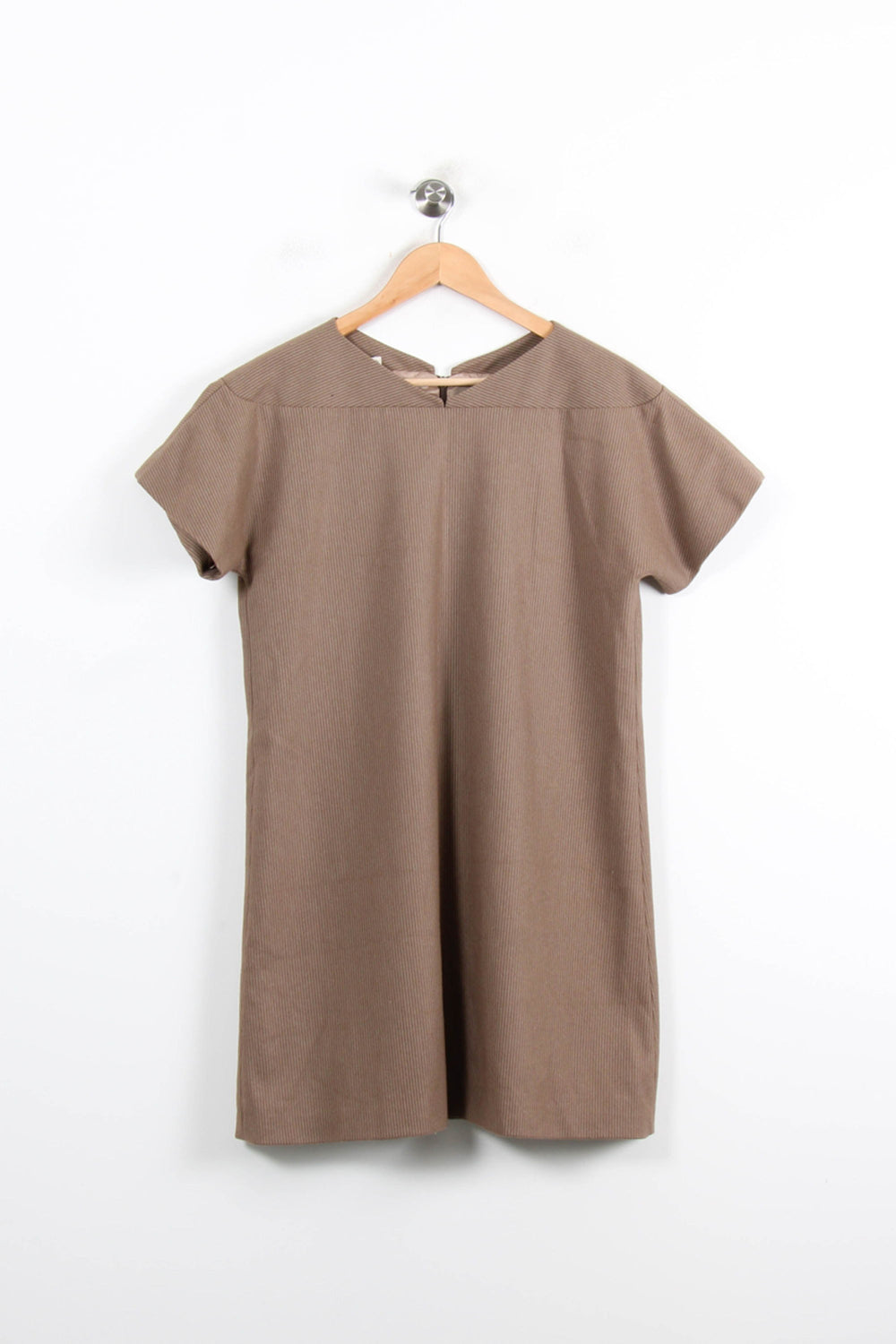 Robe Droite Marron - Taille L/40 de la marque ba&sh | PARAD77030 - Vendu par Paradigme - Image 2