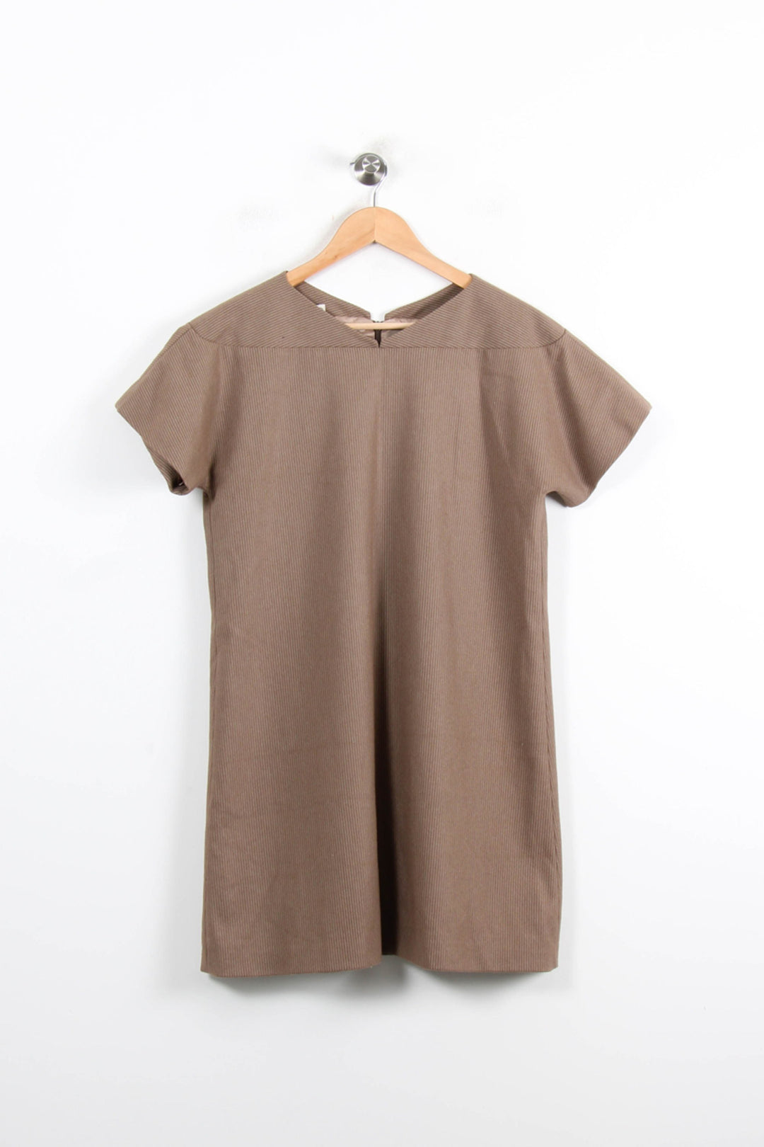 Robe Droite Marron - Taille L/40 de la marque ba&sh | PARAD77030 - Vendu par Paradigme - Image 2