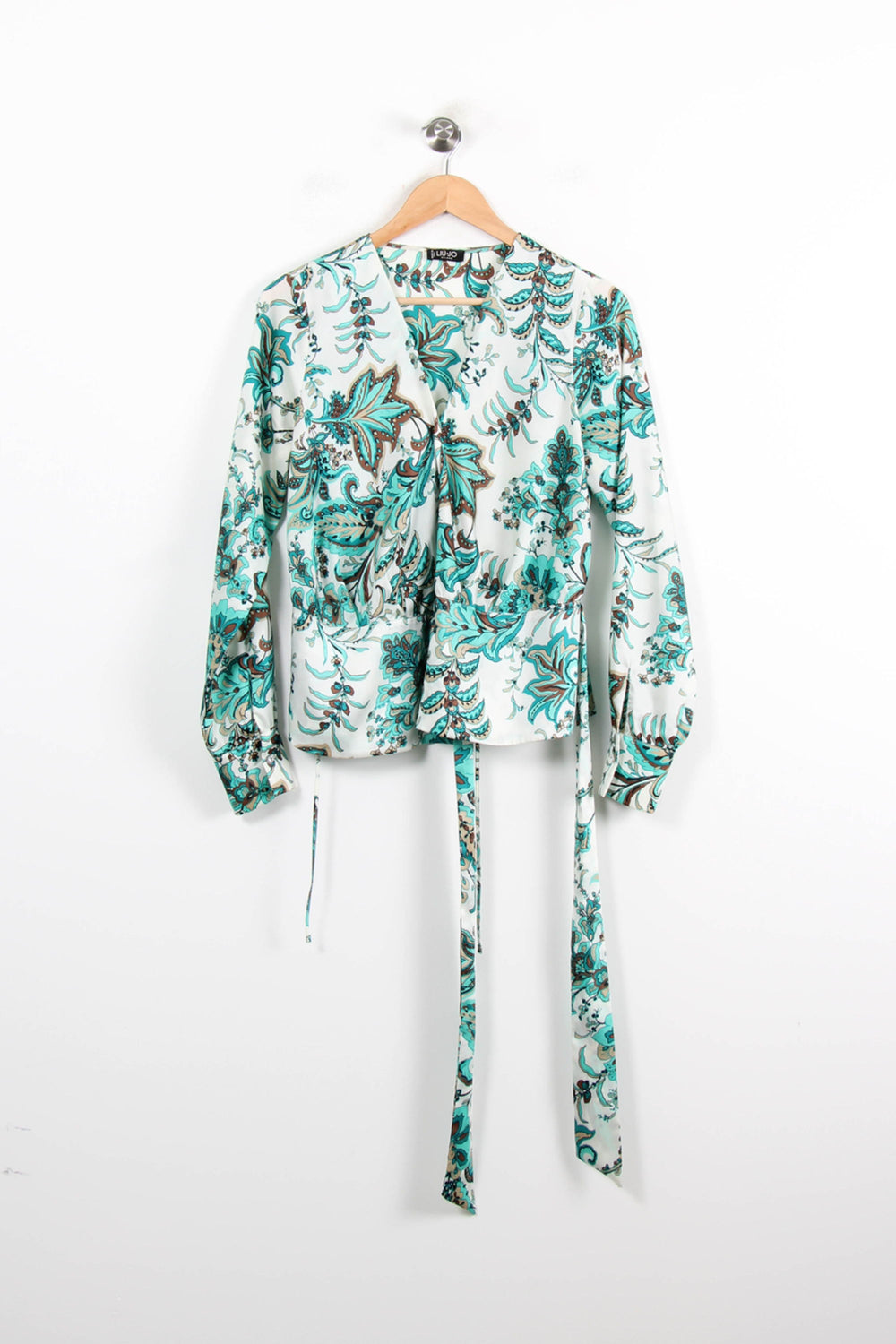 Blouse Verte et Blanche - Taille S/36 de la marque Liu Jo | PARAD77041 - Vendu par Paradigme - Image 2