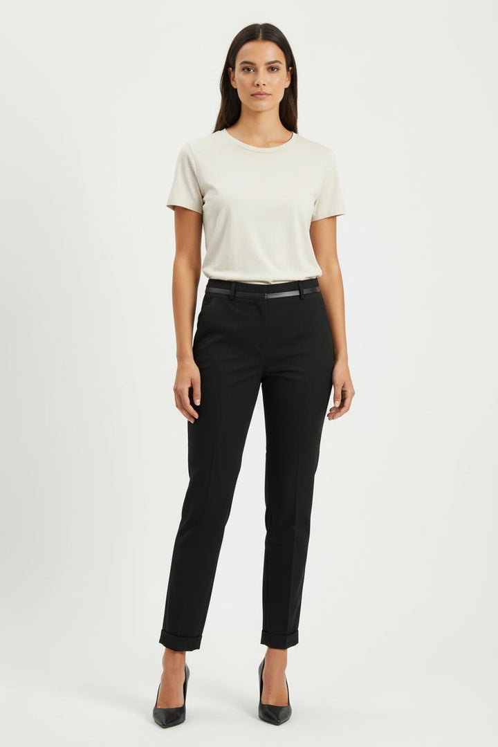 Pantalon De Tailleur Noir - Taille XS/34 de la marque The Kooples | PARAD77043 - Vendu par Paradigme - Image 1