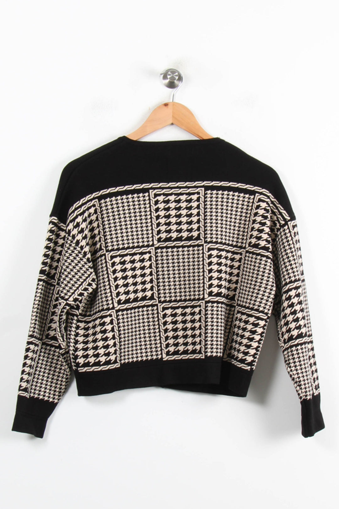 Cardigan Noir et Beige - Taille XS/34 de la marque Sandro | PARAD77044 - Vendu par Paradigme - Image 4
