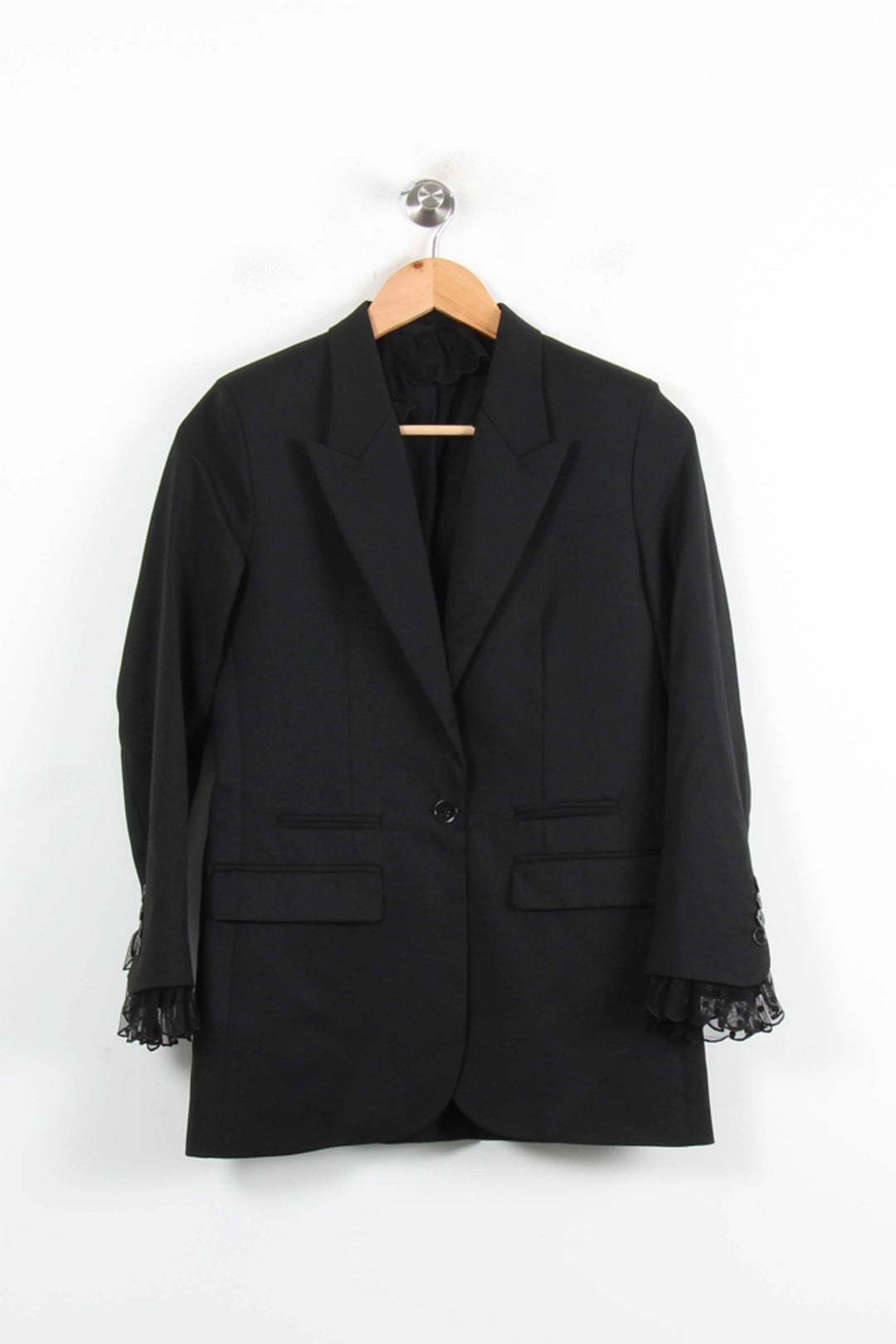 Veste Noire - Taille XXS/32 de la marque The Kooples | PARAD77048 - Vendu par Paradigme - Image 2