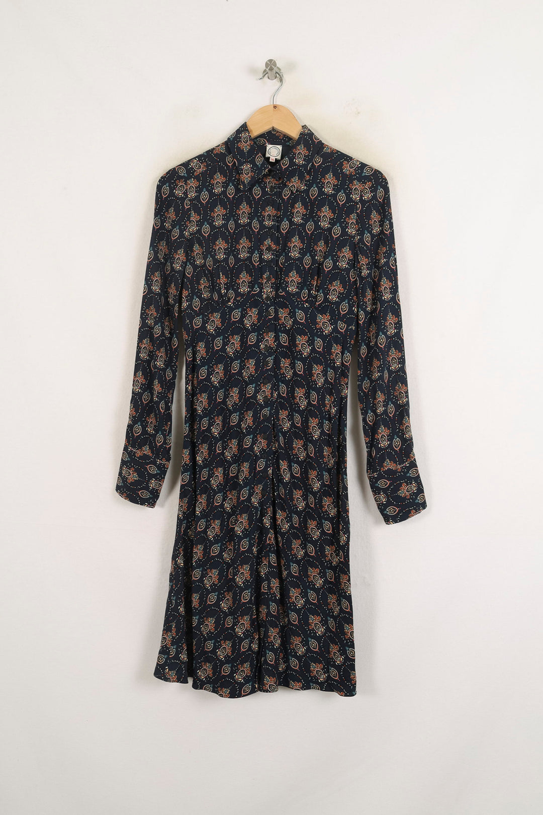 Robe Chemise Bleue - Taille S/36 de la marque Ines de la Fressange Paris | PARAD77052 - Vendu par Paradigme - Image 2