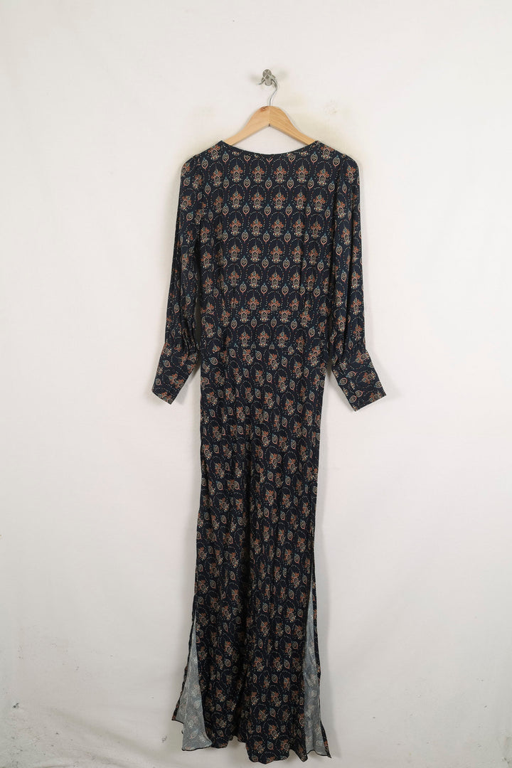 Robe Longue Bleue - Taille S/36 de la marque Ines de la Fressange Paris | PARAD77053 - Vendu par Paradigme - Image 4