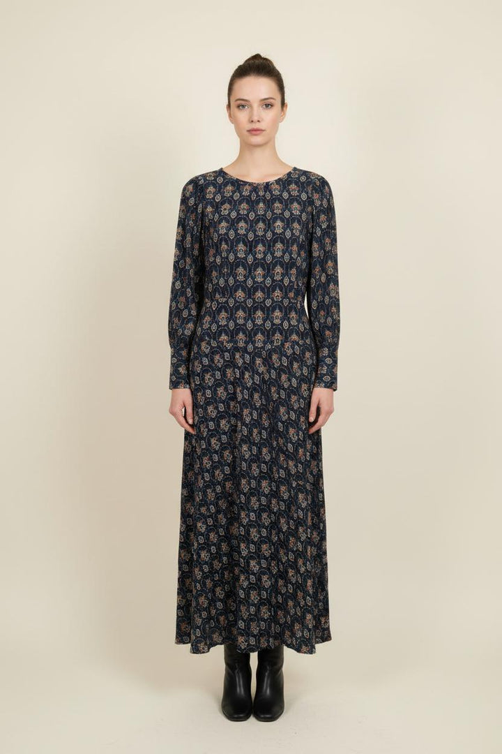 Robe Longue Bleue - Taille S/36 de la marque Ines de la Fressange Paris | PARAD77053 - Vendu par Paradigme - Image 1