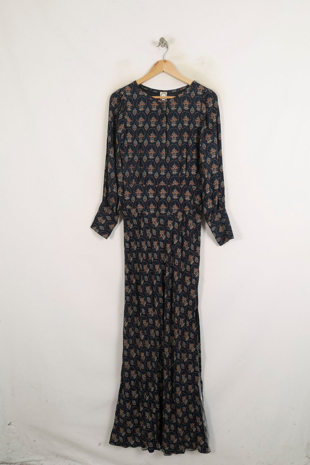Robe Longue Bleue - Taille S/36 de la marque Ines de la Fressange Paris | PARAD77053 - Vendu par Paradigme - Image 2