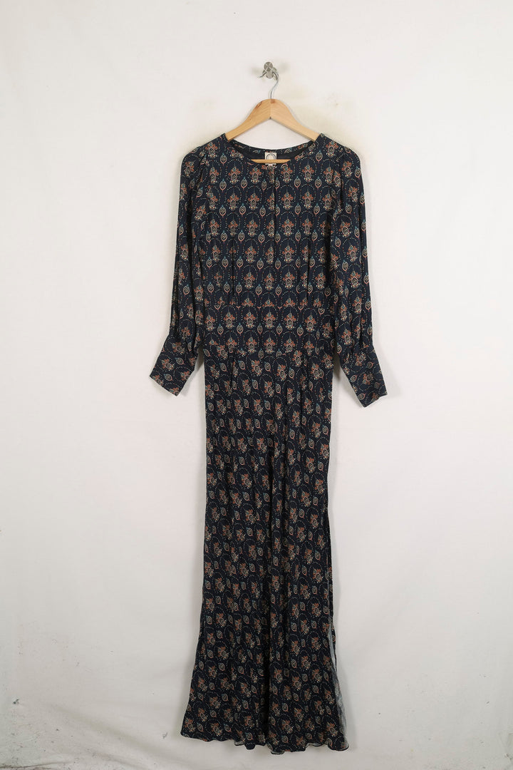 Robe Longue Bleue - Taille S/36 de la marque Ines de la Fressange Paris | PARAD77053 - Vendu par Paradigme - Image 2