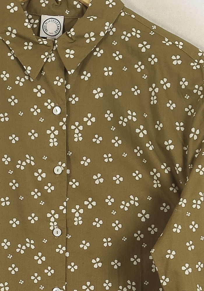 Chemise Marron et Blanche - Taille S/36 de la marque Ines de la Fressange Paris | PARAD77061 - Vendu par Paradigme - Image 3
