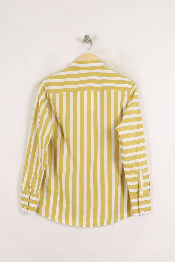 Chemise Rayée Jaune et Blanche - Taille S/36 de la marque Ines de la Fressange Paris | PARAD77063 - Vendu par Paradigme - Image 4