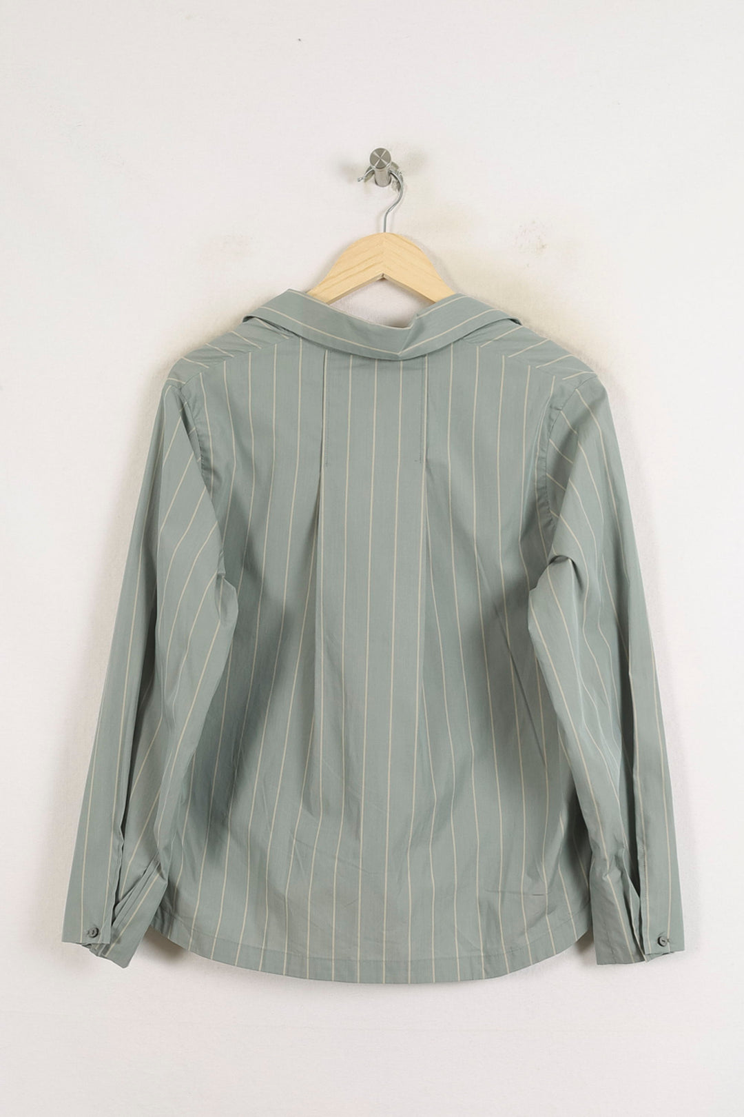 Chemise Grise à Rayures Blanches - Taille S/36 de la marque Ines de la Fressange Paris | PARAD77064 - Vendu par Paradigme - Image 4