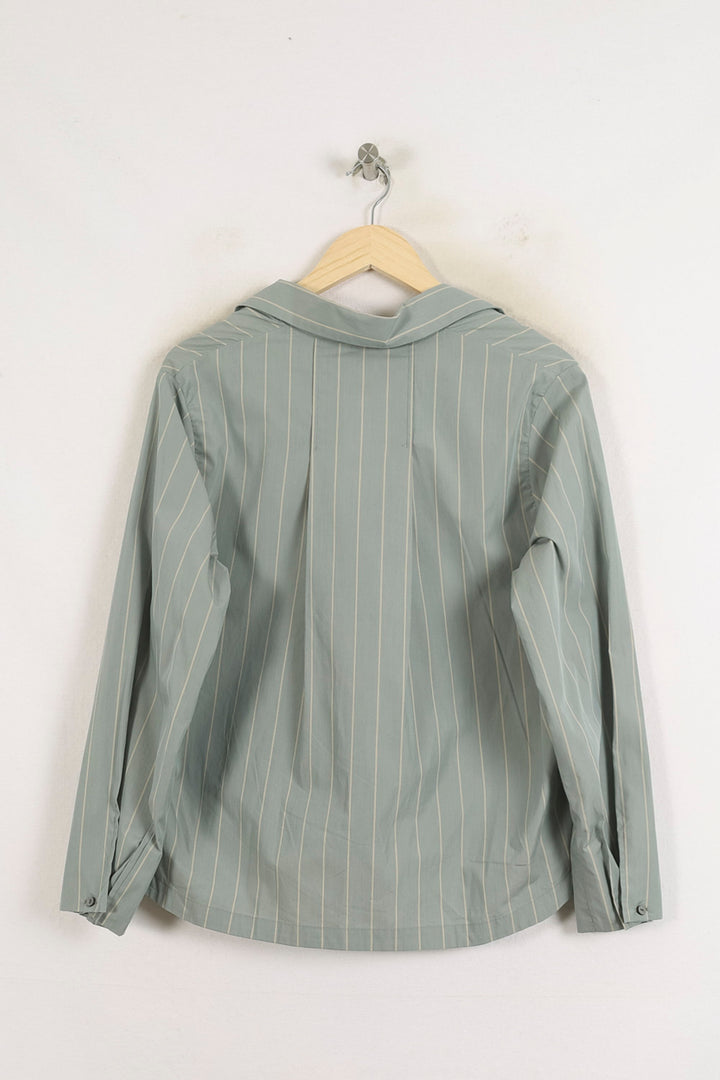 Chemise Grise à Rayures Blanches - Taille S/36 de la marque Ines de la Fressange Paris | PARAD77064 - Vendu par Paradigme - Image 4