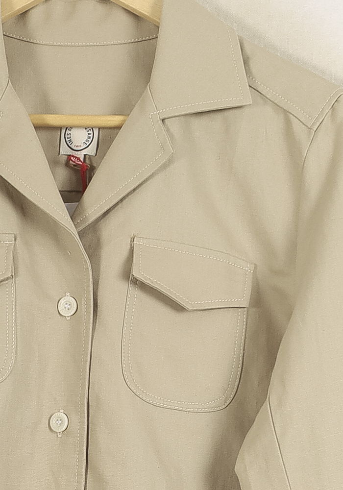 Chemise Beige - Taille S/36 de la marque Ines de la Fressange Paris | PARAD77065 - Vendu par Paradigme - Image 3