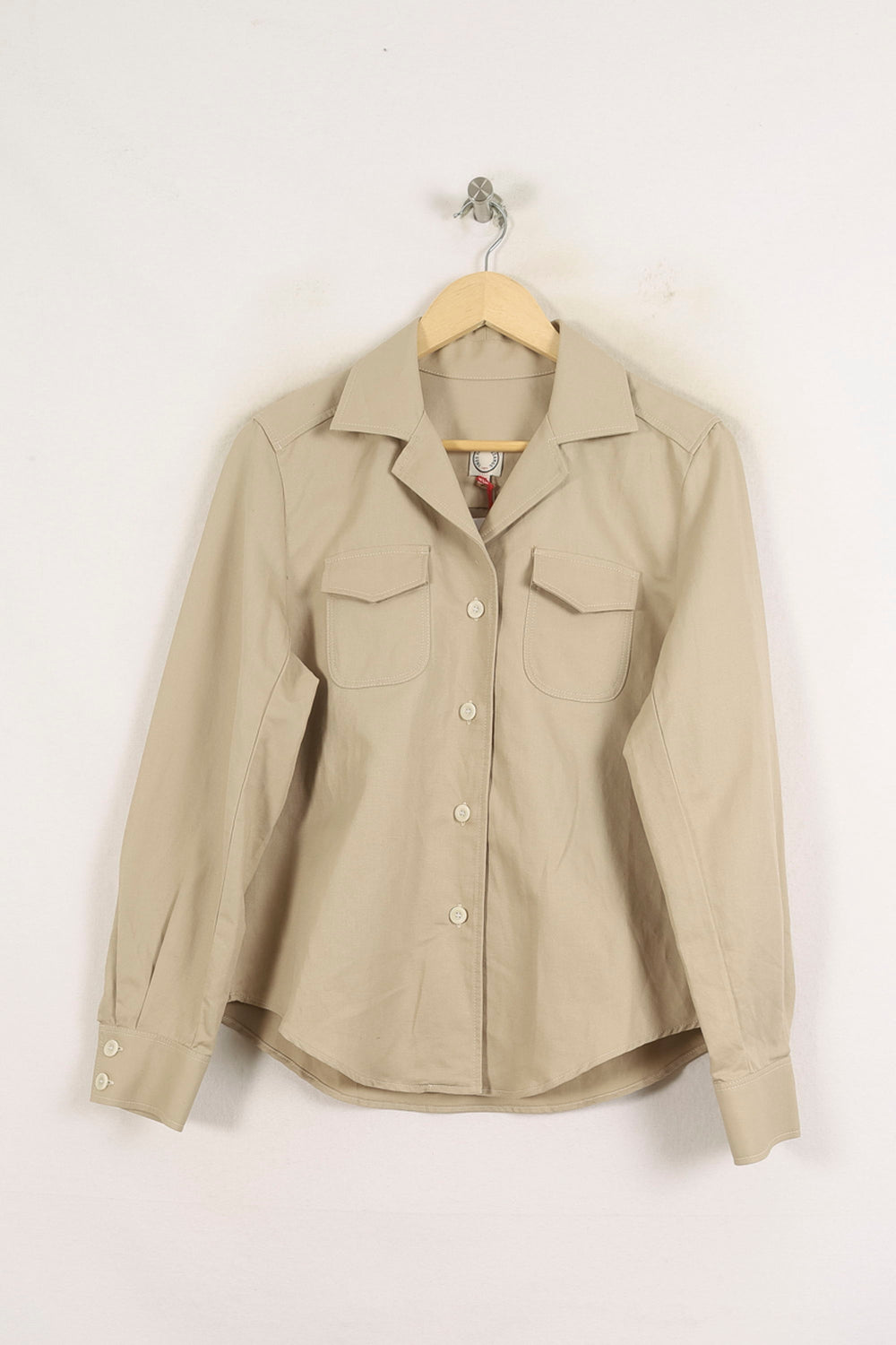 Chemise Beige - Taille S/36 de la marque Ines de la Fressange Paris | PARAD77065 - Vendu par Paradigme - Image 2