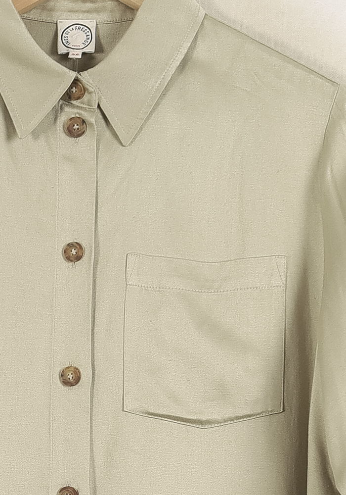 Chemise Beige - Taille S/36 de la marque Ines de la Fressange Paris | PARAD77066 - Vendu par Paradigme - Image 3