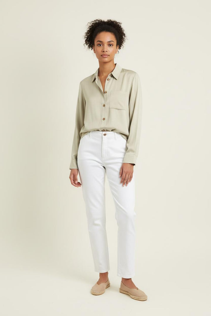 Chemise Beige - Taille S/36 de la marque Ines de la Fressange Paris | PARAD77066 - Vendu par Paradigme - Image 1