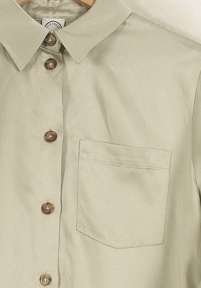 Chemise Beige - Taille S/36 de la marque Ines de la Fressange Paris | PARAD77067 - Vendu par Paradigme - Image 3