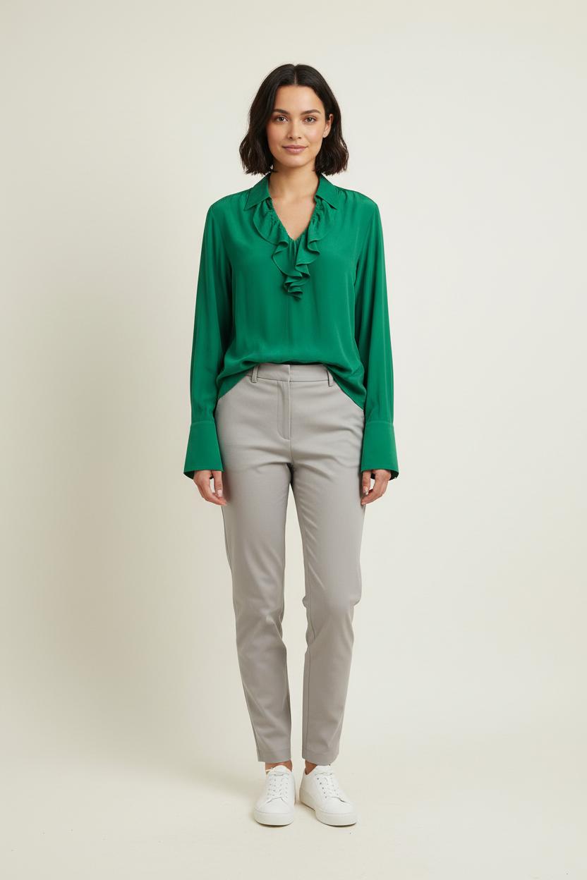 Blouse Verte - Taille S/36 de la marque Ines de la Fressange Paris | PARAD77069 - Vendu par Paradigme - Image 1