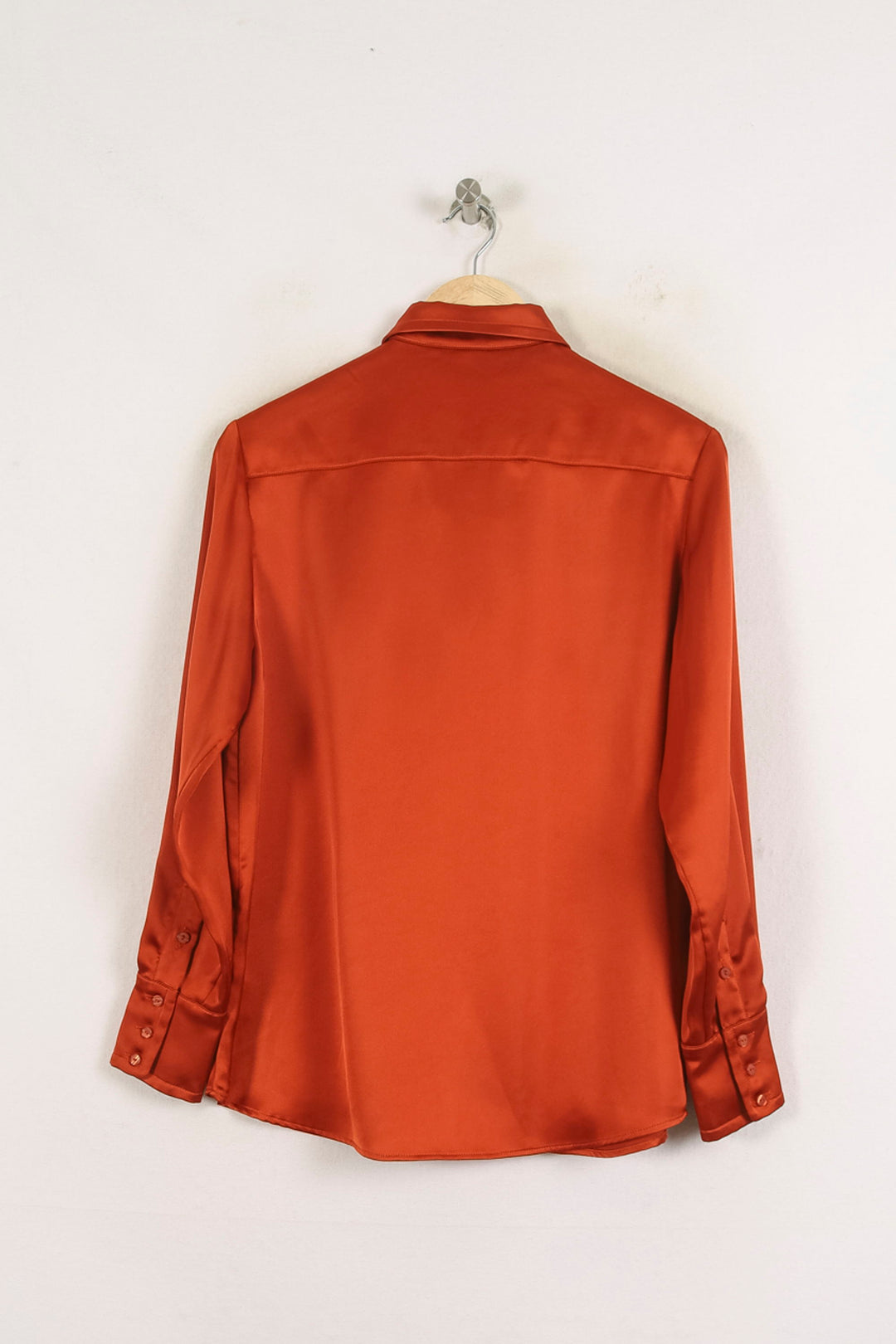 Chemise Satinée Bordeaux - Taille XS/34 de la marque Ines de la Fressange Paris | PARAD77070 - Vendu par Paradigme - Image 4