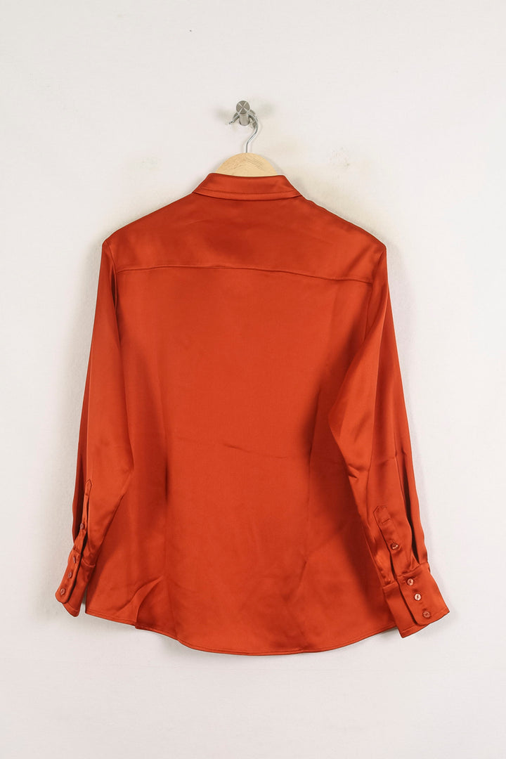Chemise Satinée Bordeaux - Taille XL/42 de la marque Ines de la Fressange Paris | PARAD77072 - Vendu par Paradigme - Image 4