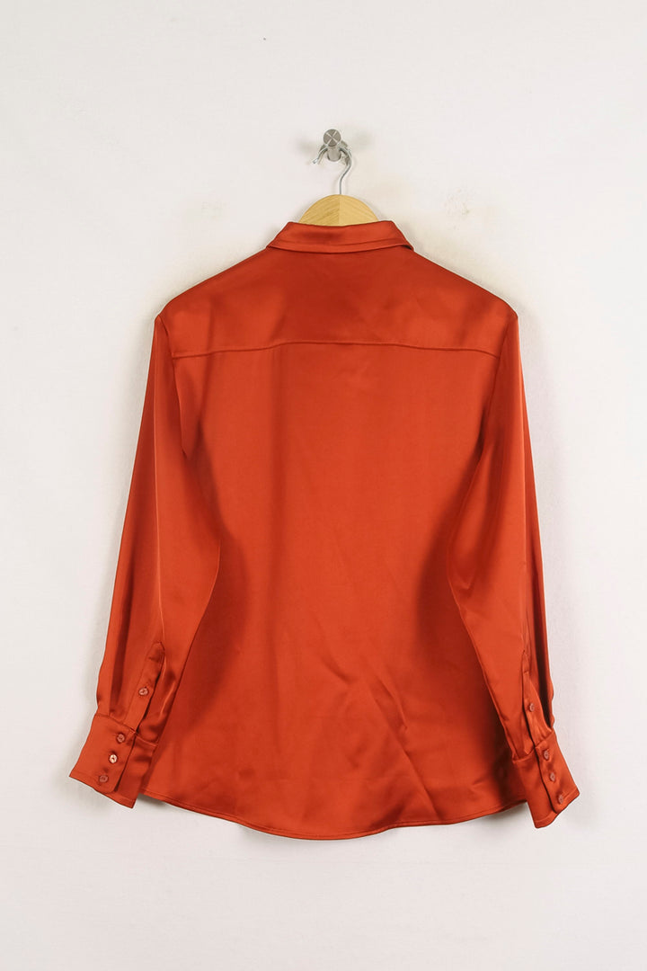 Chemise Satinée Bordeaux - Taille L/40 de la marque Ines de la Fressange Paris | PARAD77074 - Vendu par Paradigme - Image 4
