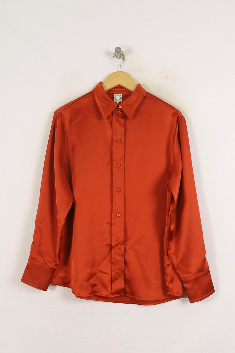 Chemise Satinée Bordeaux - Taille L/40 de la marque Ines de la Fressange Paris | PARAD77074 - Vendu par Paradigme - Image 2
