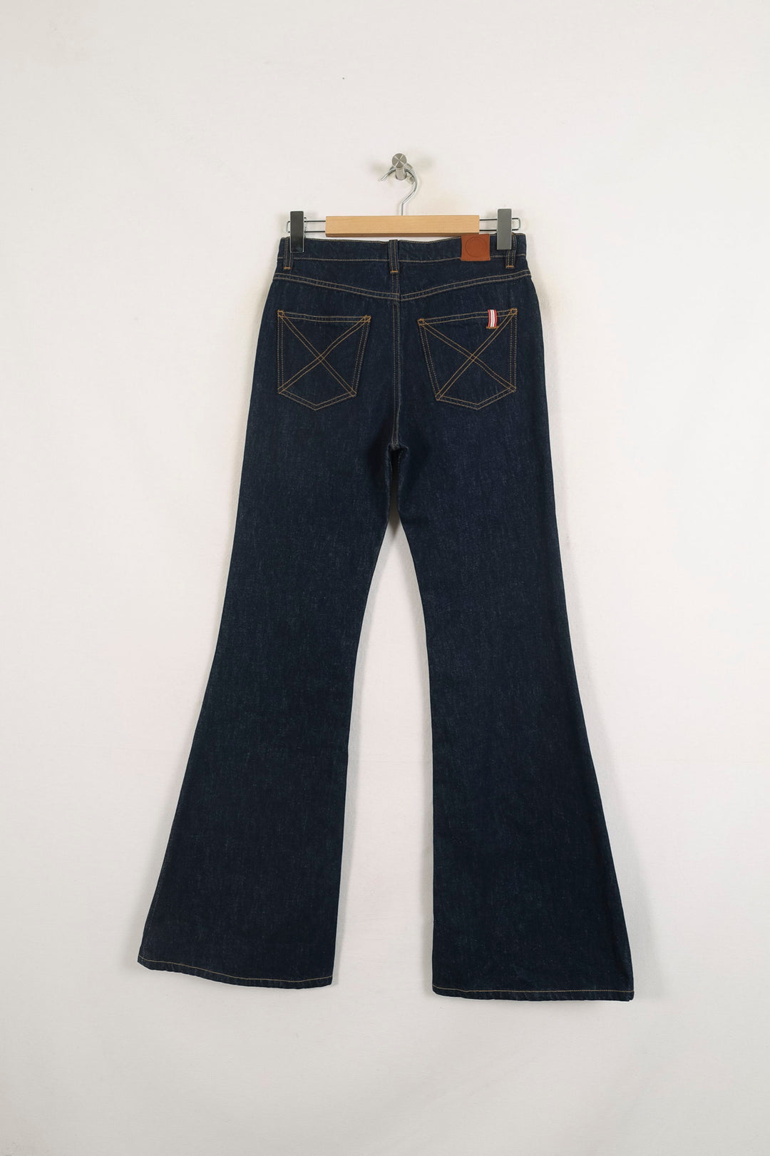 Jean Évasé Bleu - Taille M/38 de la marque Ines de la Fressange Paris | PARAD77077 - Vendu par Paradigme - Image 4
