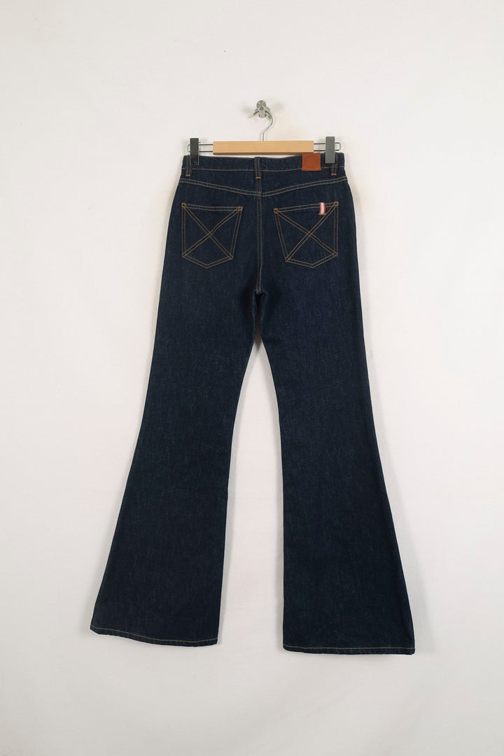 Jean Évasé Bleu - Taille M/38 de la marque Ines de la Fressange Paris | PARAD77077 - Vendu par Paradigme - Image 4