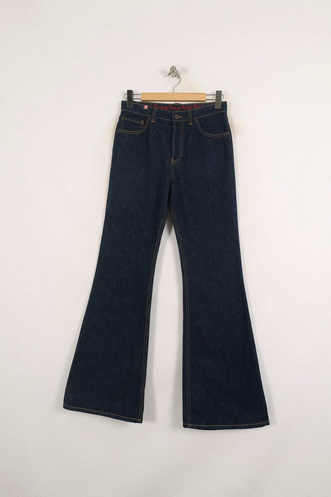 Jean Évasé Bleu - Taille M/38 de la marque Ines de la Fressange Paris | PARAD77077 - Vendu par Paradigme - Image 2