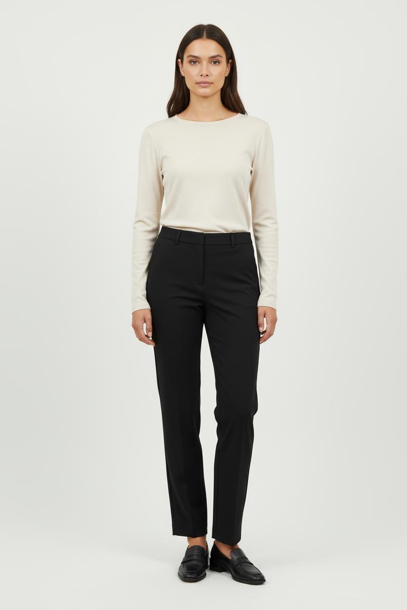Pantalon Classique Noir - Taille S/36 de la marque Ines de la Fressange Paris | PARAD77078 - Vendu par Paradigme - Image 1