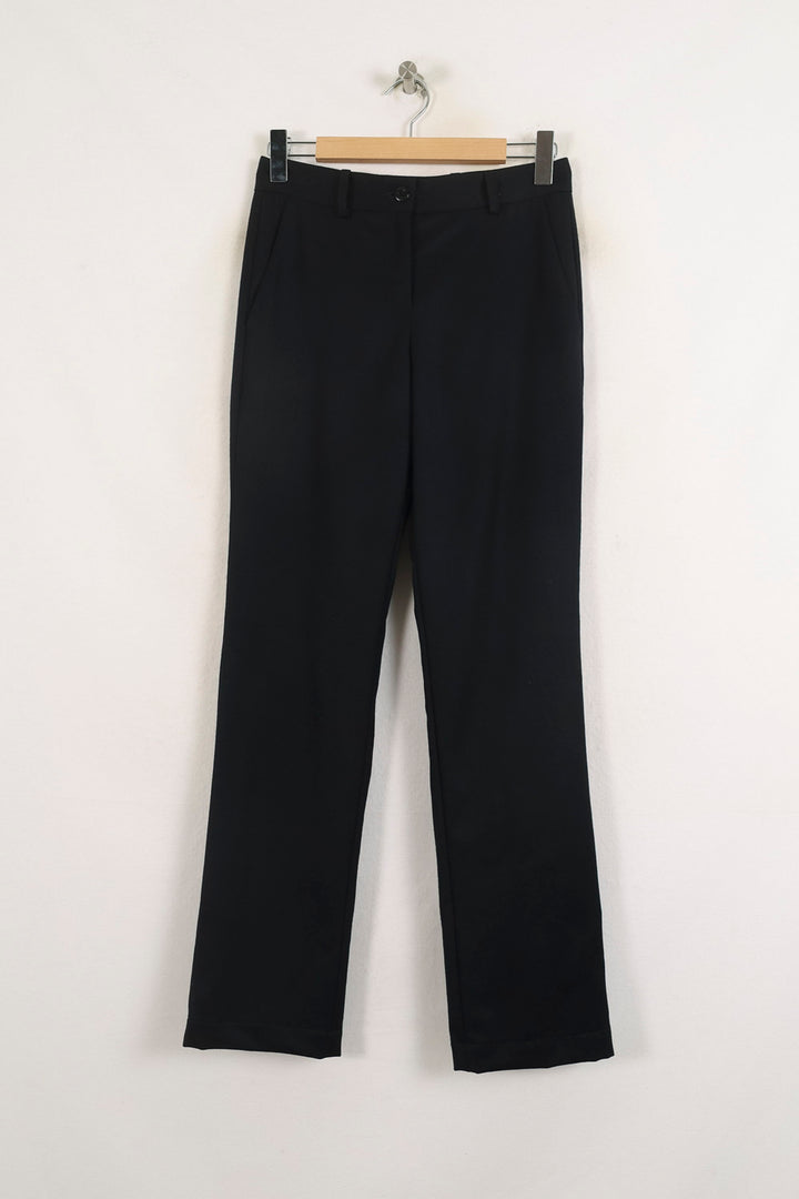 Pantalon Classique Noir - Taille S/36 de la marque Ines de la Fressange Paris | PARAD77078 - Vendu par Paradigme - Image 2