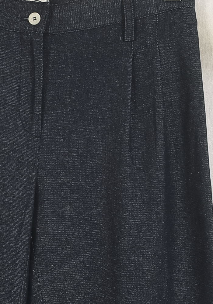 Pantalon Ville Bleu - Taille S/36 de la marque Ines de la Fressange Paris | PARAD77079 - Vendu par Paradigme - Image 3