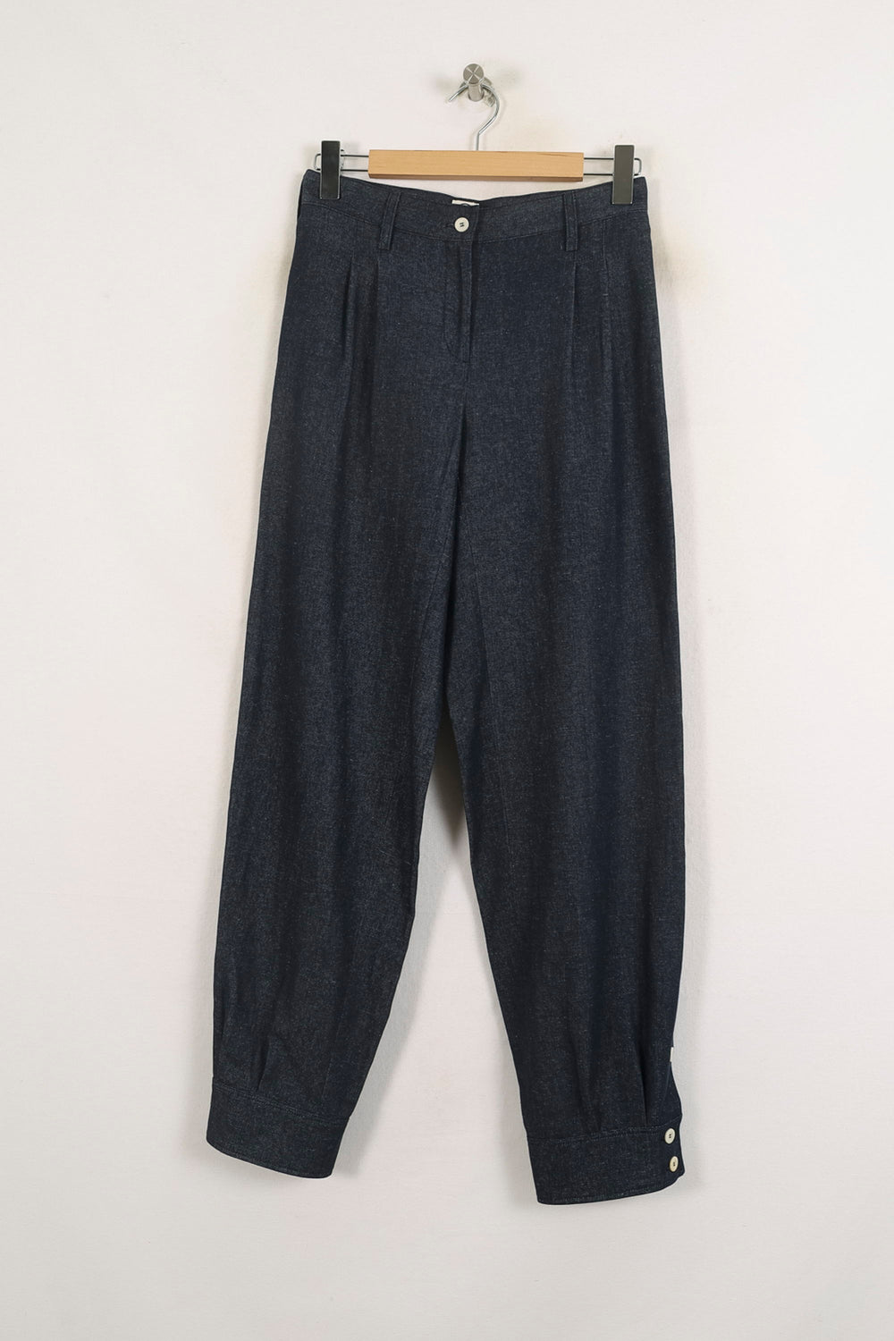 Pantalon Ville Bleu - Taille S/36 de la marque Ines de la Fressange Paris | PARAD77079 - Vendu par Paradigme - Image 2